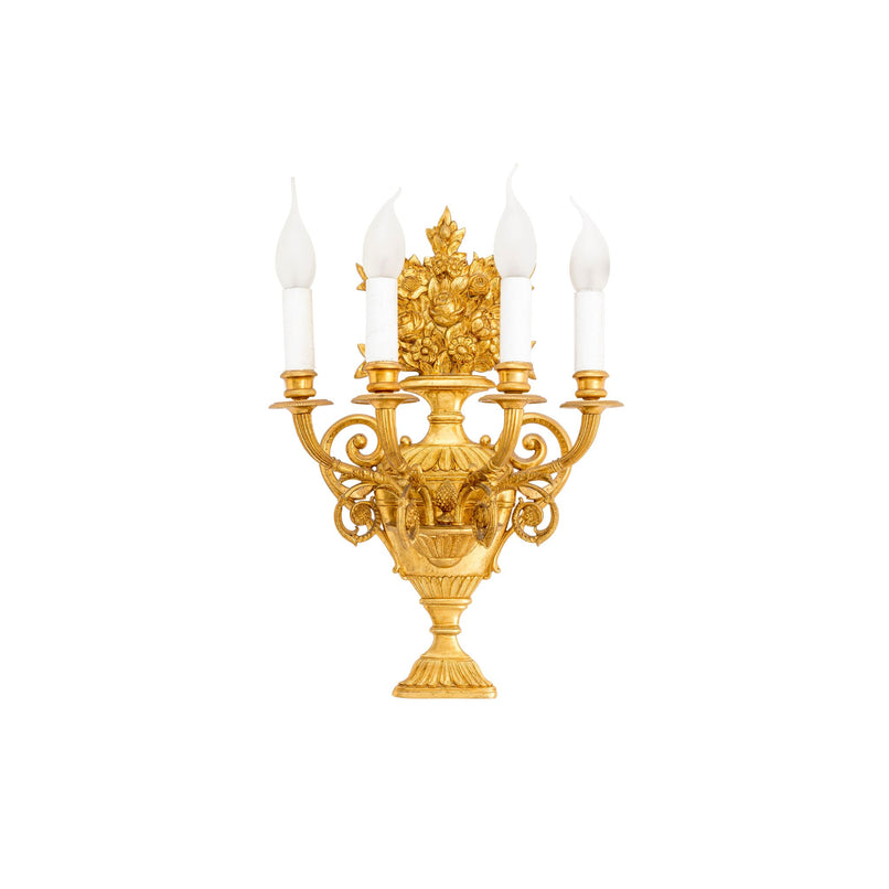 Palmira four lights flower pot sconce