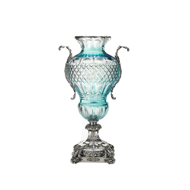 Reggia handgrinded aquamarine crystal anphora