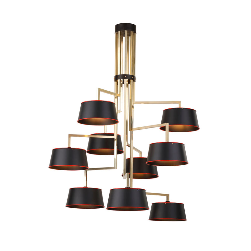 Sottovoce chandelier with vertical composition