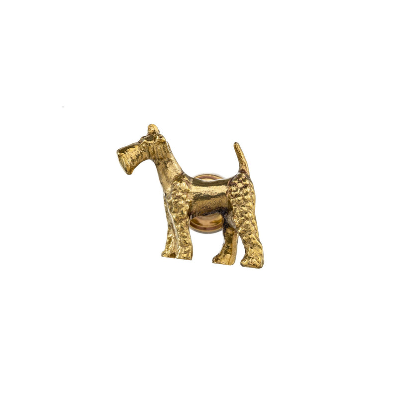Terrier brass knob
