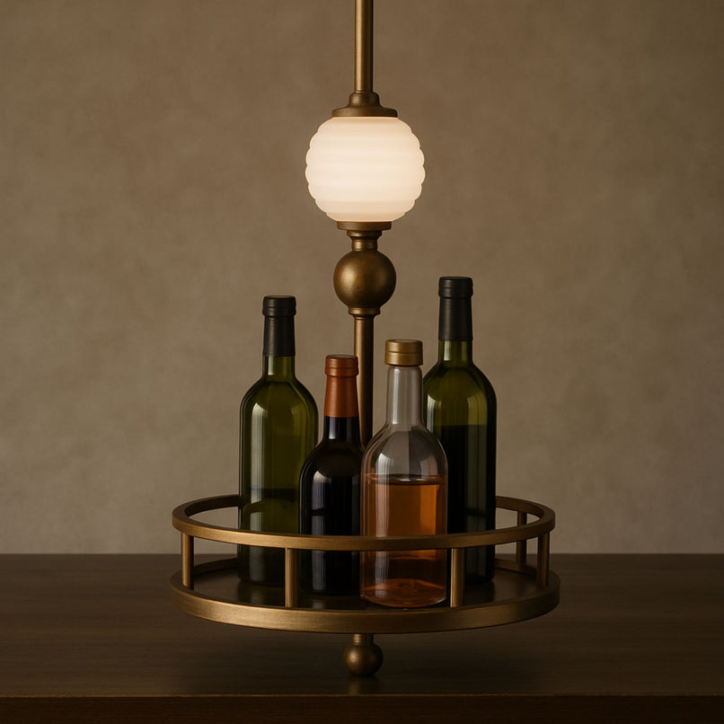 Tra le nuvole central light with encircling tray