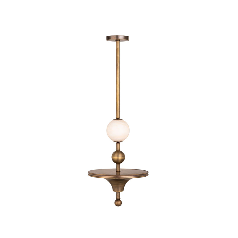 Tra le nuvole floating disc with sculptural base