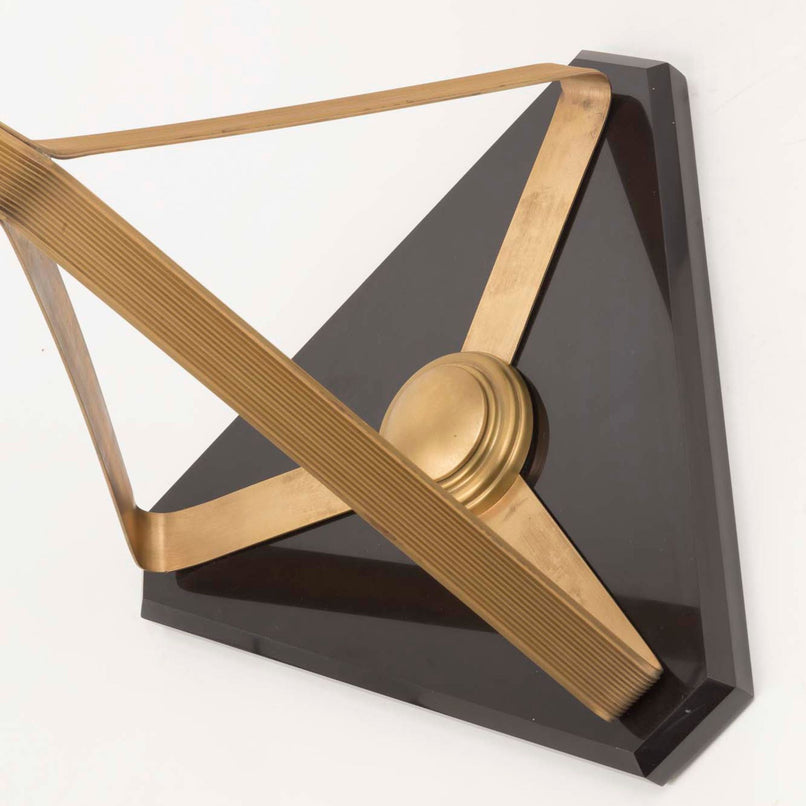 Urban Ruz brass floor lamp