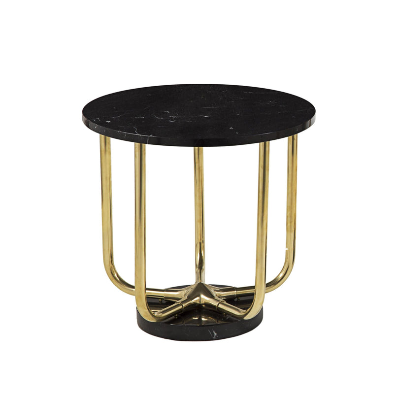Urban star small brass side table