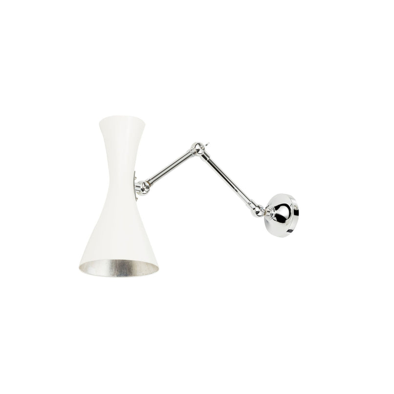 Wormhole mini white brass with joint arm