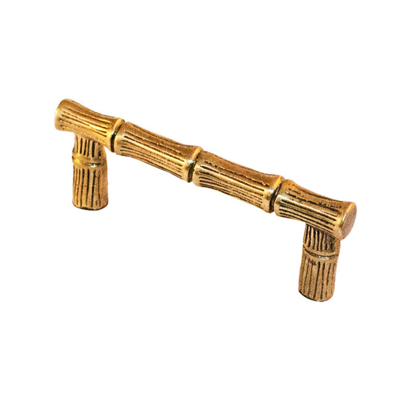 Bamboo brass knots medium knob - ilbronzetto