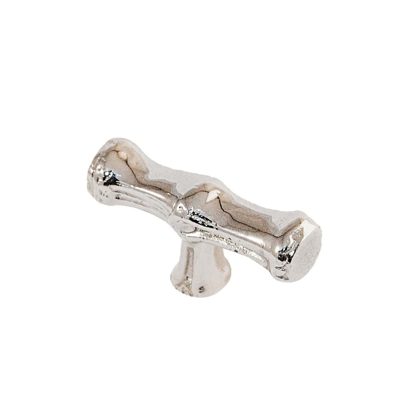 Bamboo brass knots small knob with one holder - ilbronzetto
