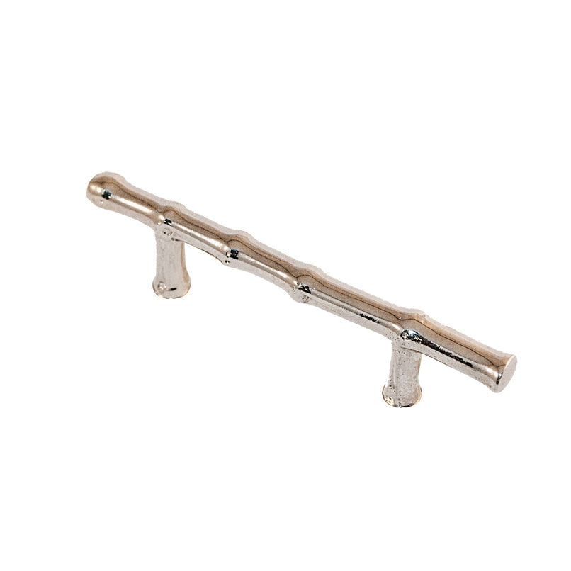 Bamboo brass knots small knob with two holder - ilbronzetto