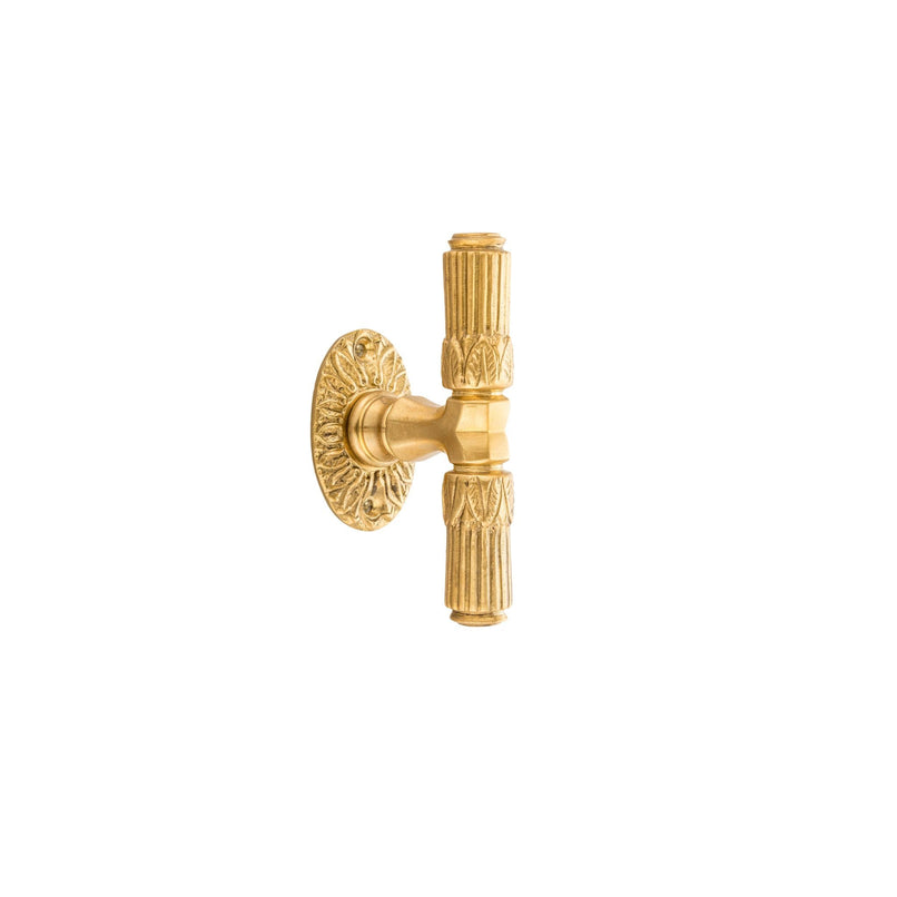 Brera brass decorated window handle - ilbronzetto