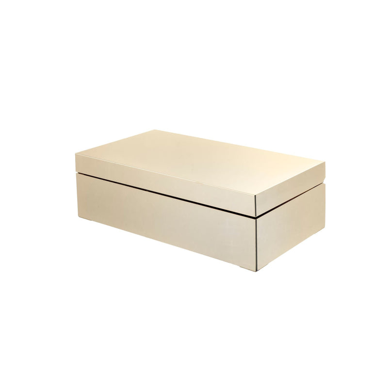 Brucaliffo brass cigar box with wooden interior - ilbronzetto