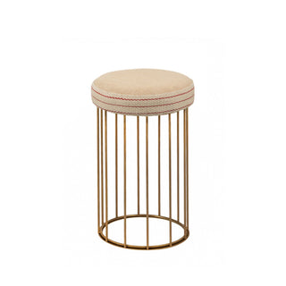 Sgabello Cage in ottone - ilbronzetto