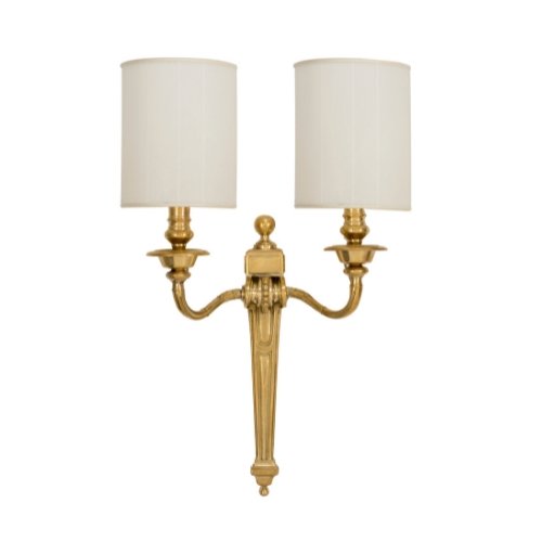 Classic bronze two light sconce - ilbronzetto