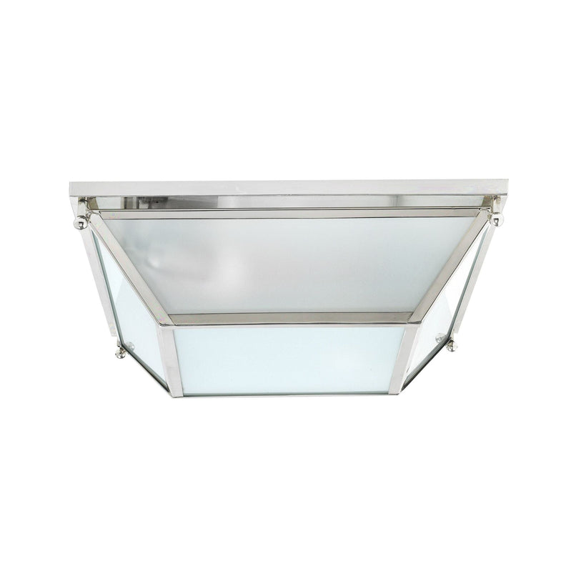Geometria brass square ceiling light - ilbronzetto