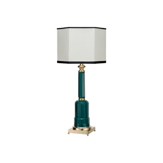 Lampada da tavolo Jacaranda in ottone verde opale - ilbronzetto