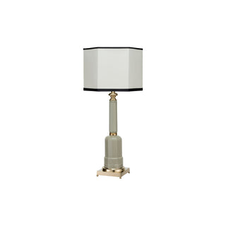 Lampada da tavolo Jacaranda in ottone grigio ciottolo - ilbronzetto