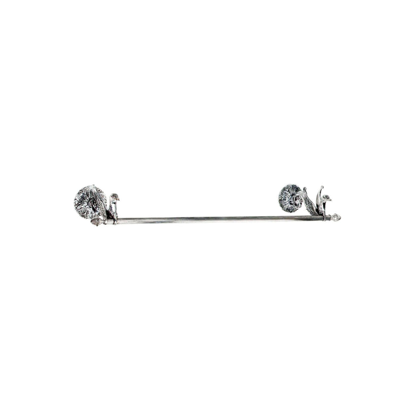 Opèra brass swans with towel holder - ilbronzetto