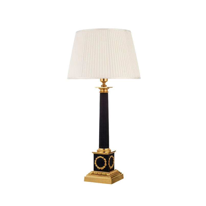 Palmira garlands column table lamp - ilbronzetto