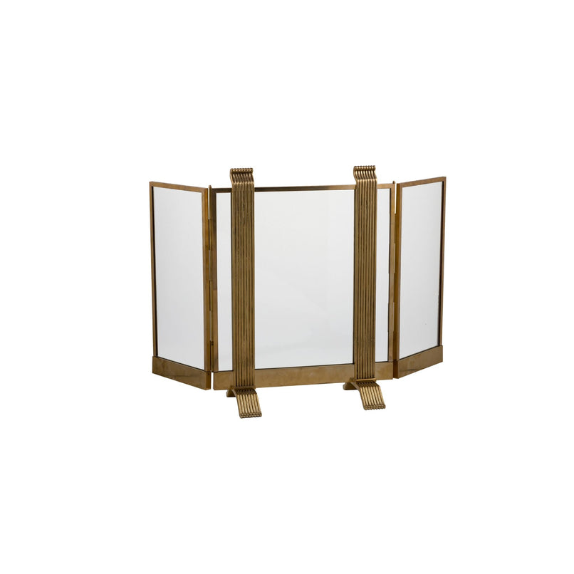 Porta San Lorenzo brass fire screen - ilbronzetto