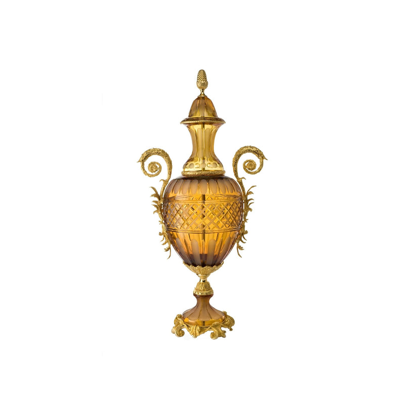 Reggia amber crystal potiche - ilbronzetto