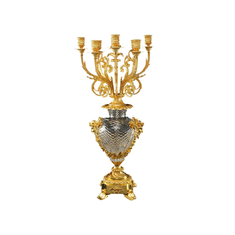 Reggia handgrinded candelabra - ilbronzetto