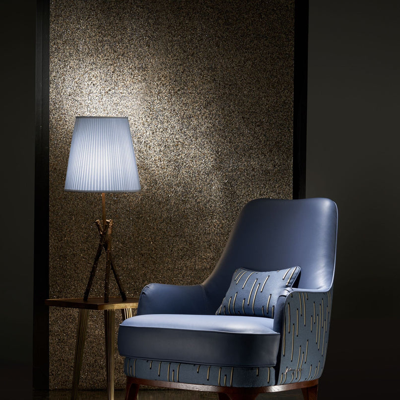 Rosa canina brass table lamp - ilbronzetto
