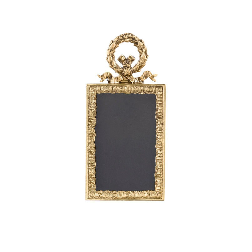 Sissi brass frame with garland - ilbronzetto