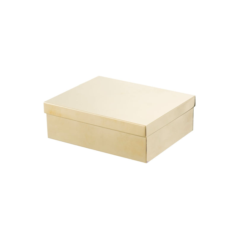 Treasure brass rectangular box - ilbronzetto