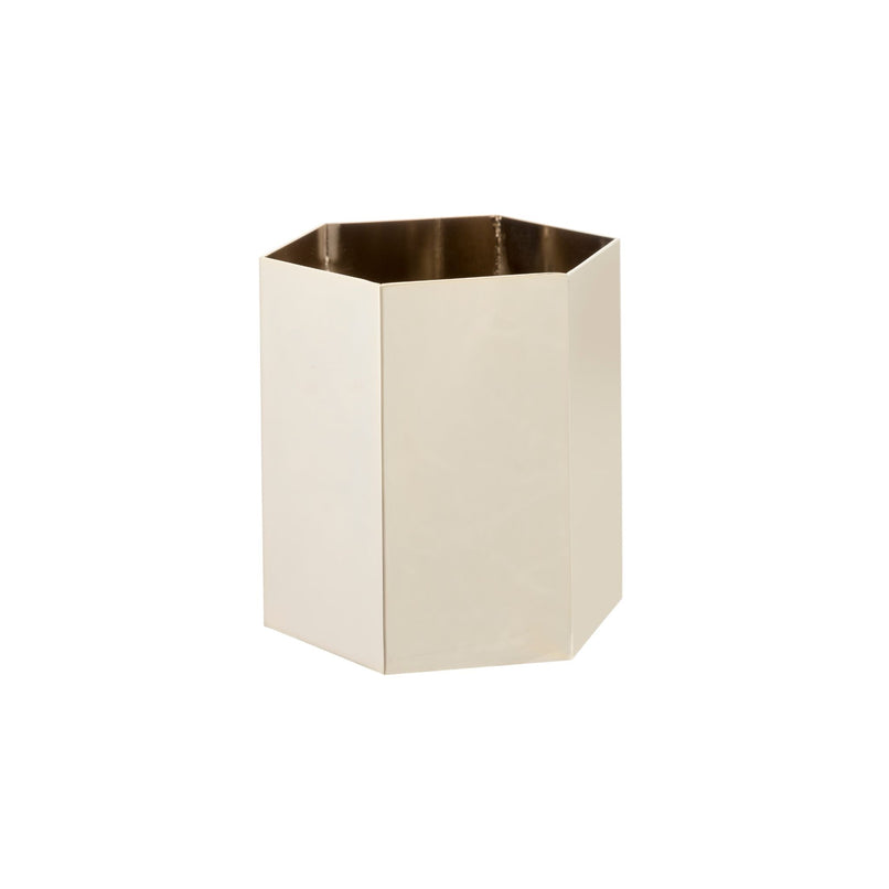 Treasures exagonal opened brass box - ilbronzetto