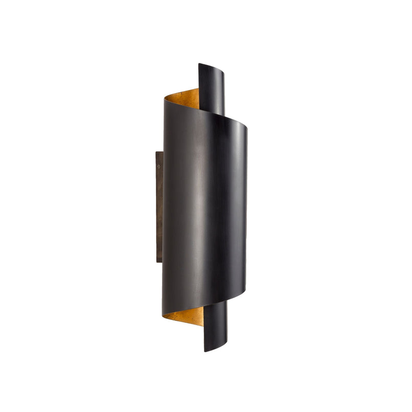 Urban spiral wall light with painted alluminium structure - ilbronzetto
